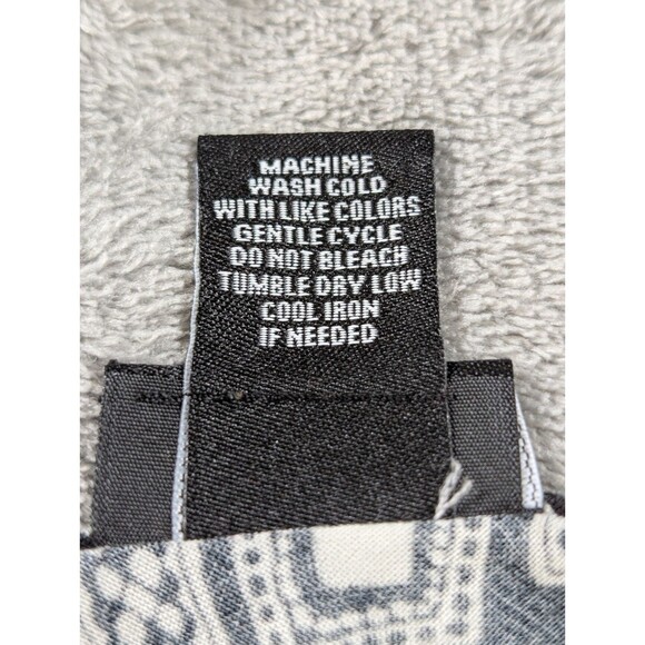 Rue21 Y2K Vintage Dress Womens S Black White Geo Sharkbite Hem Spaghetti Strap - Picture 6 of 9